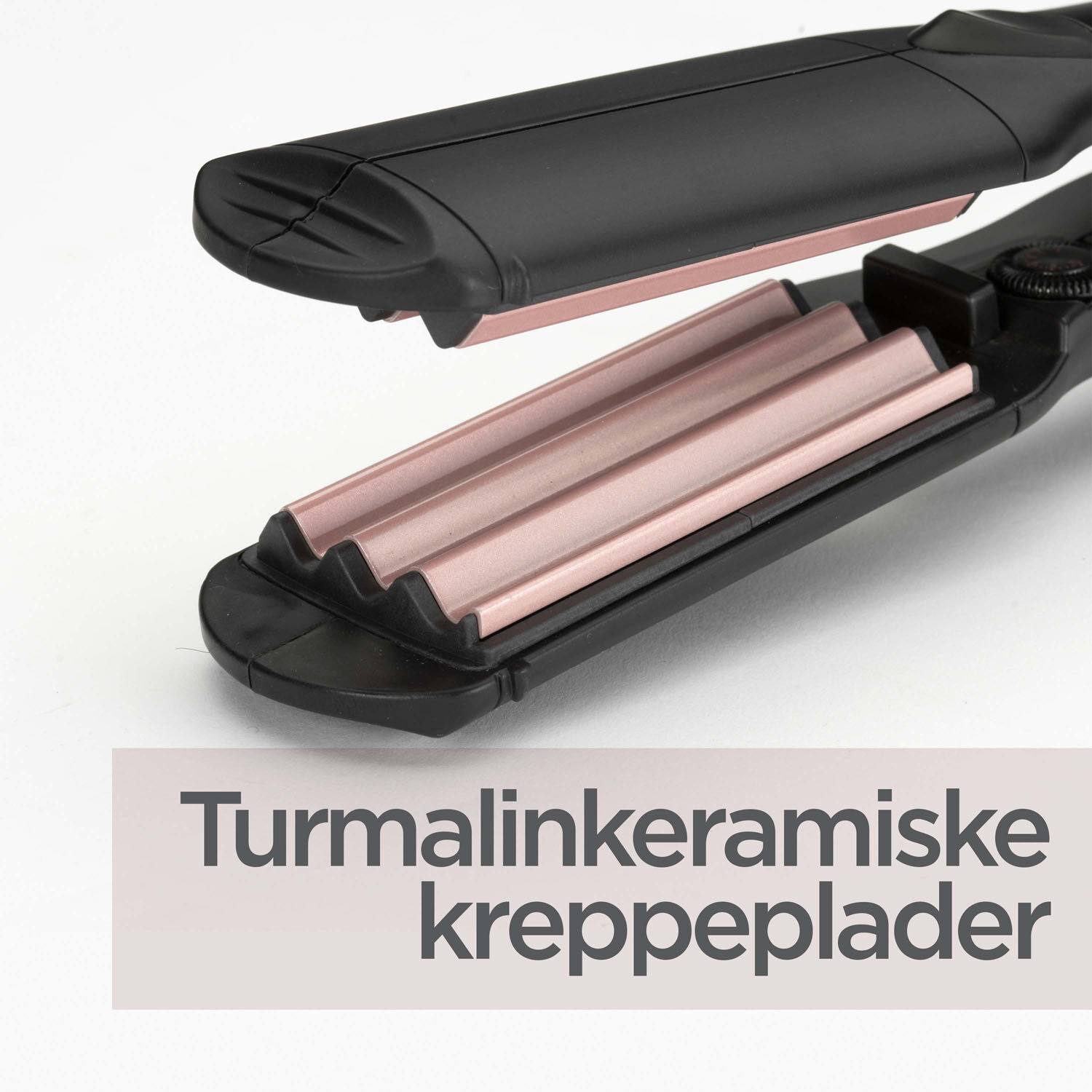 Turmalinkeramiske kreppeplader